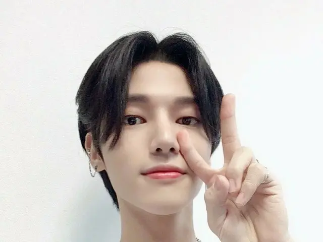 【T公式】ATEEZ、[ #ウヨン]このティーニー今日のライブ楽しんで見ました〜？  (2枚目with頭胃酸作品😛)  #ATEEZ #ATEEZ 