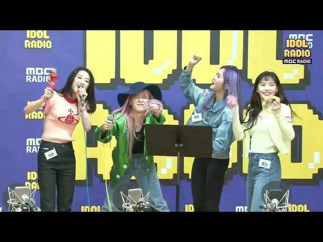 【公式mbk】【IDOL RADIO] OH MY GIRL スンヒ＆ジホ＆ミミ＆ヒョジョンが歌う」ジュラジュラ(第二叔母金ダービー)「Live 2020050