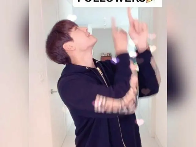 【G公式】U-KISS_出身Kevin、Reached 100K + followers on #TikTok in less than a month！ TH