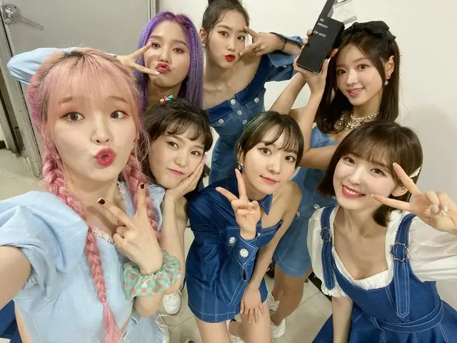 【t公式】OH MY GIRL、[ #OhTimes] 2005 10人気歌謡📸 人気歌謡1位🏆受賞おめでとうございます🎉   #清涼OH MY GIRL