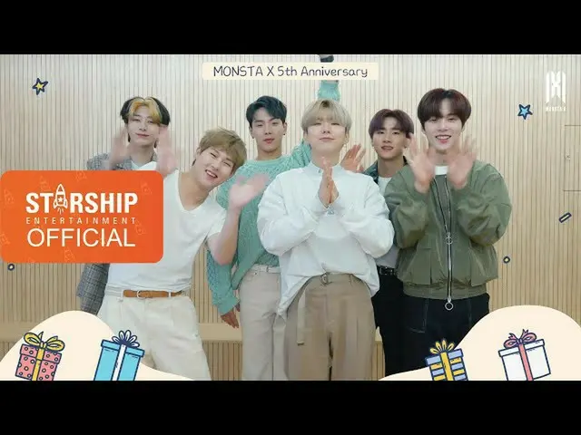 【公式sta】【Special Clip] MONSTA X  -  DEBUT 5th Anniversary Message   