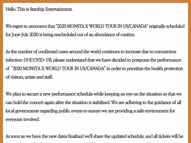 【d公式sta】RT OfficialMonstaX：[#MONSTA_X] 2020 MONSTA X WORLD TOUR IN US /CANADA公演延