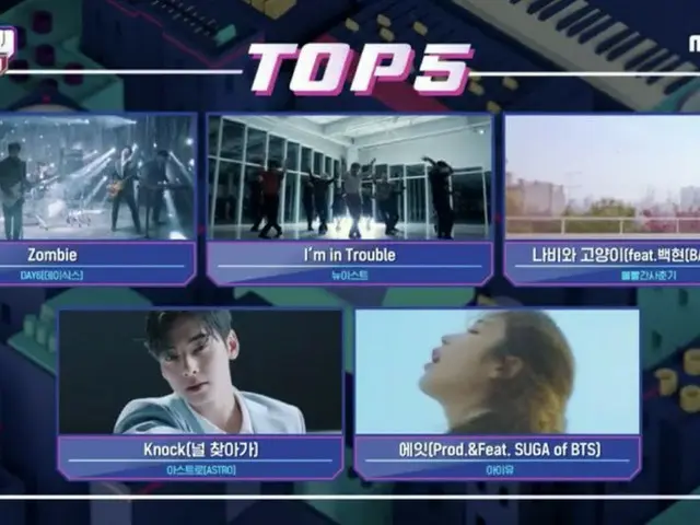 NU'EST、本日の1位