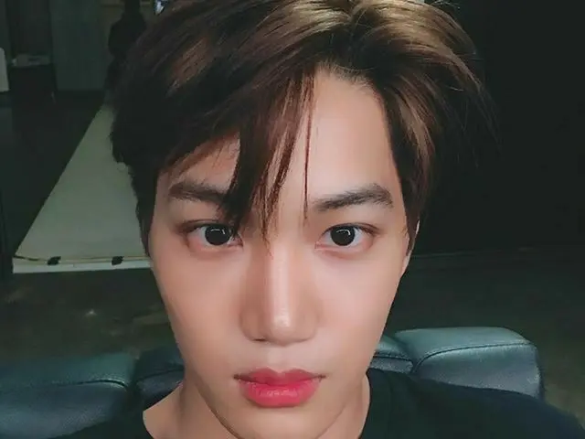 【G公式】EXO_カイ(KAI)、セルカは無表情で  