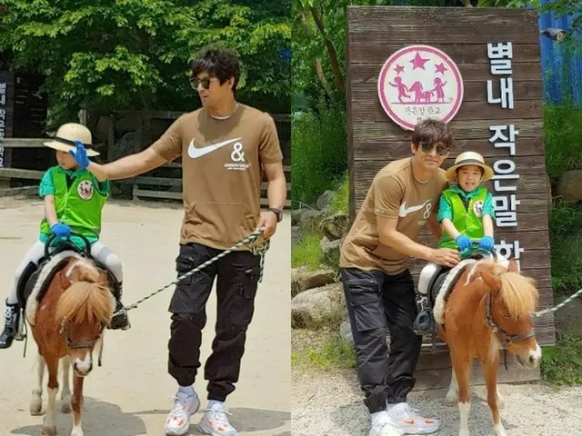 俳優オ・ジホ、6歳になった娘を公開