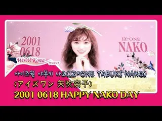 IZ*ONE 矢吹奈子、韓国ファンの誕生日お祝い