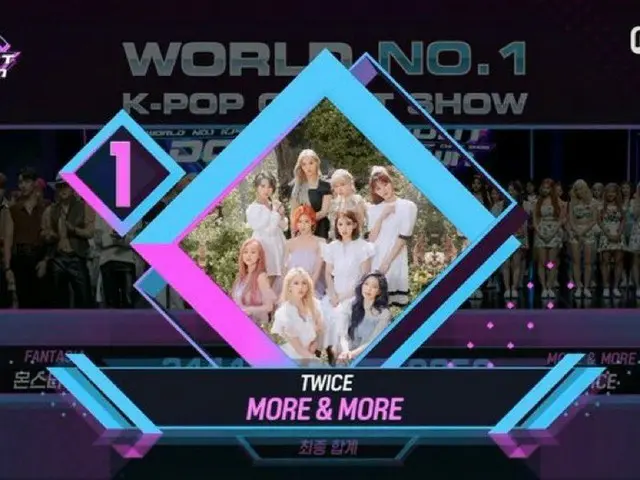 #TWICE、本日の1位