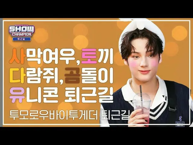 【公式mbm】【お疲れ様、今日]砂漠のキツネ、ウサギ、リス、クマ、ユニコーン仕事帰り♡ㅣTOMORROW X TOGETHER(TXT_ )   