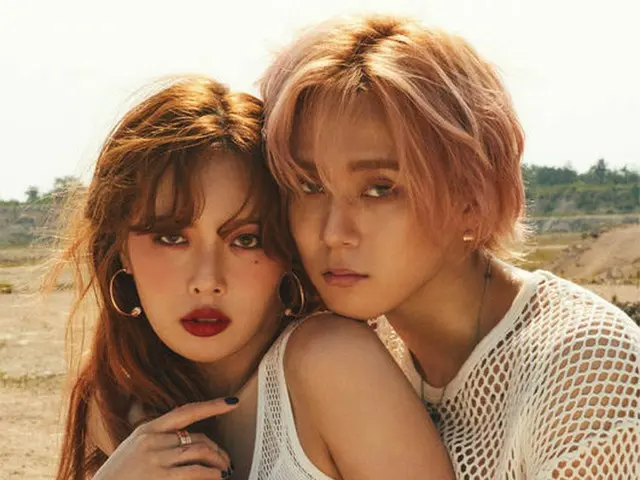 ヒョナ ＆DAWN、カップル画報公開