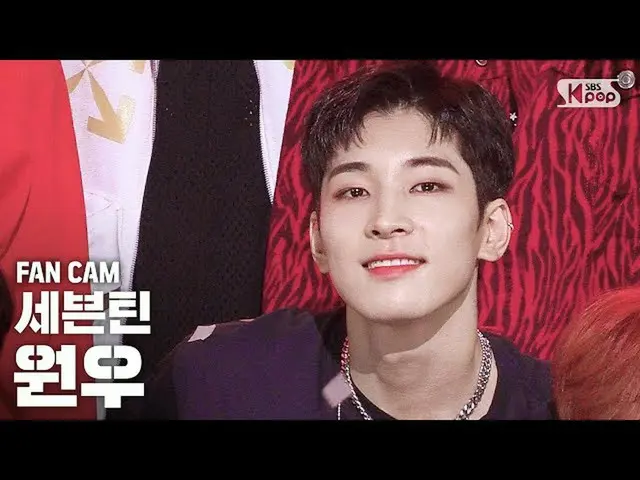 【公式sb1】【テレビ1列_]SEVENTEEN_ ウォンウ」Left＆Right」(SEVENTEEN_ _ Wonwoo FanCam)│@ SBS 人気歌