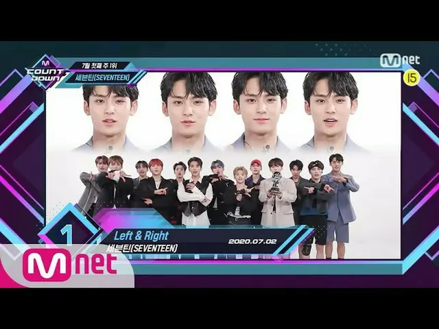 【公式mnk】Top in 1st of July、「SEVENTEEN_ _ 「with」Left＆Right」、Encore Stage！ (in Full