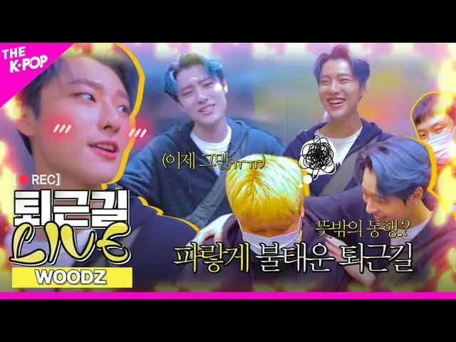 【公式sbp】 [仕事帰りLIVE]予想外の同行、青く燃やしてしまったWOODZ(チョ・スンヨン(UNIQ)_ )仕事帰り！   