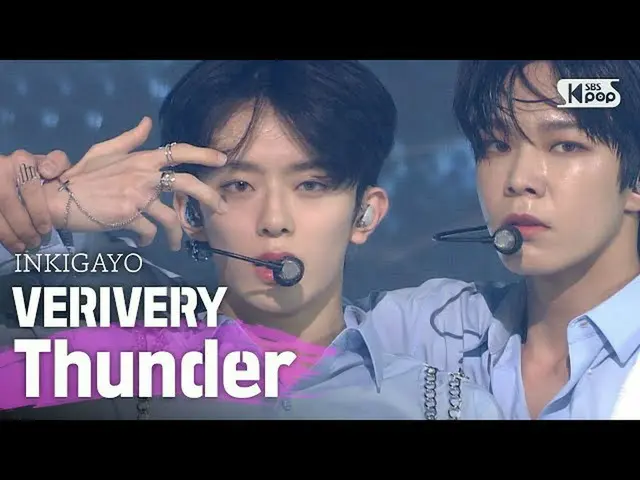 【公式sb1】VERIVERY_ _ (VERIVERY_ ) -  Thunder人気歌謡_ inkigayo 20200719   