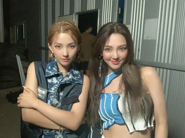 【t公式】(G)I-DLE_、[ #ソヨン]私フィーチャリングしたヒョヨン姉のデザートが出てきた(笑)みんなたくさん聴いてください♡♡ 