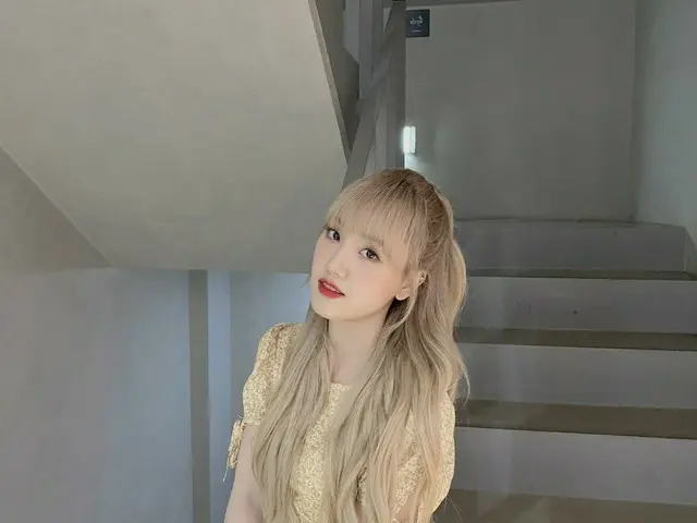 【t公式】Cherry Bullet、[ #ヘユン#HAEYOON]ハート受けラッシュヤップ💛 #CherryBullet #Cherry Bullet