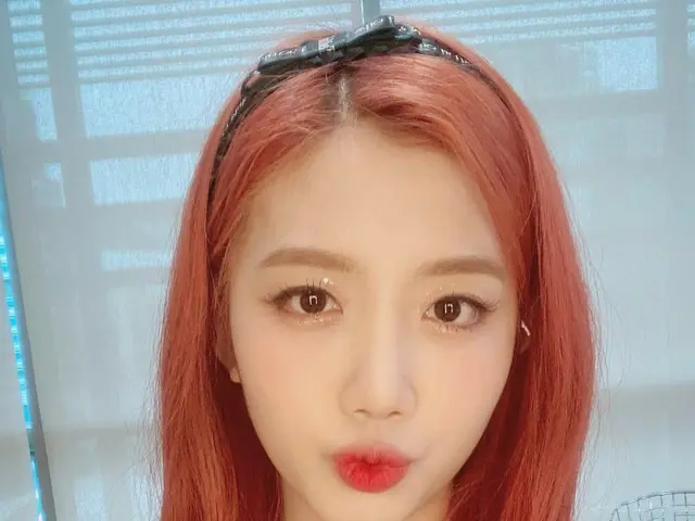 【t公式】Cherry Bullet、[ #ユーズド#YUJU]や今日！ ヘッドバンド！ 書いたRLの🙂  #CherryBullet #Cherry Bul
