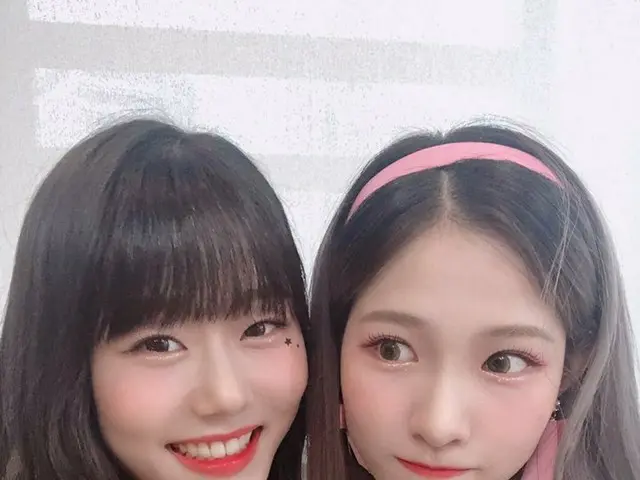 【t公式】Cherry Bullet、[ #チェリン#CHAERIN]例～～～チェミケミ～～😝🤟  #CherryBullet #Cherry Bullet