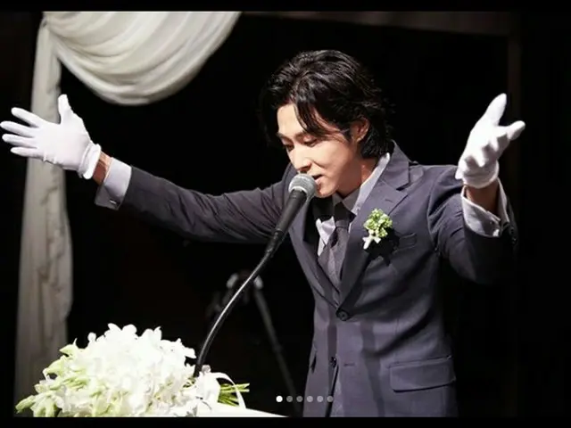「_天上智喜_The Grace」Sunday、7/12に行われた挙式の写真をSNSで公開。