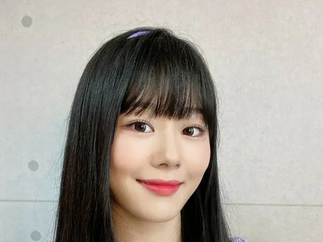 【t公式】Cherry Bullet、[ #チェリン#CHAERIN]音楽中心終了〜！💜 卵アロハオーに～～  #CherryBullet #Cherry B