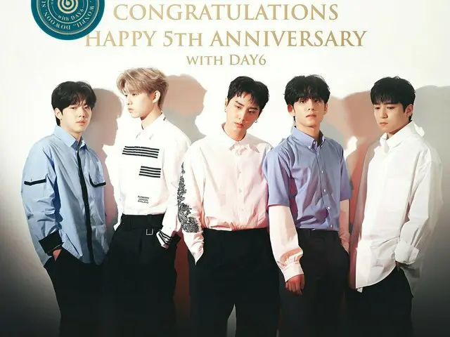 【d公式jyp】 HAPPY DAY6 5TH ANNIVERSARY🎂 #DAY6 #デイシックス #5YearswithDAY6#DAY65thAnniv