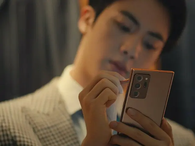#BTS(防弾少年団) JIN、「Samsungスマホ」のCMが公開