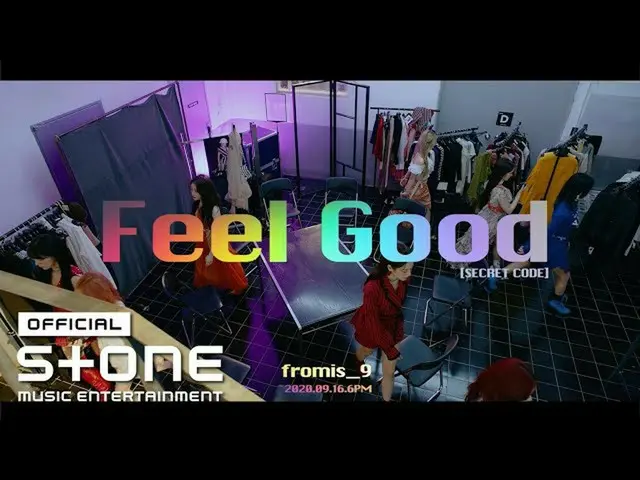 【公式cjm】 fromis_9_ (fromis_9_ _ ) - 「Feel Good(SECRET CODE)「M / V Teaser 1   