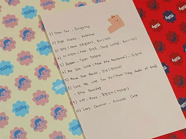 【t公式】Cherry Bullet、[ #ユーズド#YUJU]歌良い笑置いてです🤫✍️  #CherryBullet #Cherry Bullet 