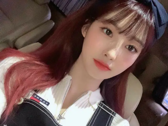 【t公式】EVERGLOW、[ #県]笑ないニョオン皆さん、今日ベソンジェのテンよく聞きましたか？！マフィアよくたい私ㅠㅠㅠㅠみんなちゃんとありがとうございまし