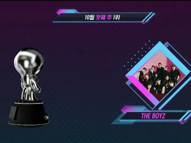 #TheBoyz、本日の1位