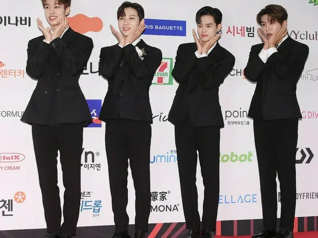 「AB6IX」、「2020今年のブランド大賞：フォトウォールイベント」に出席