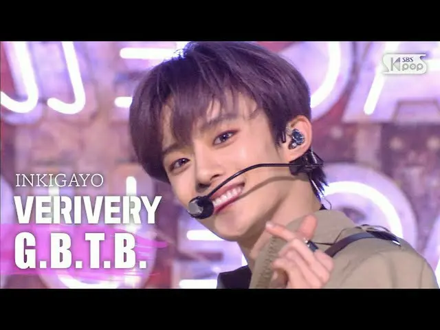 【公式sb1】VERIVERY_ _ (VERIVERY_ ) -  GBTB人気歌謡_ inkigayo 20201018  