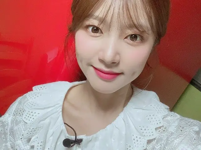 【t公式】LABOUM、[ #ヘイン】ラテ、おいしいお昼ご飯を食べてくださいね  #LABOUM #LABOUM #HAEIN