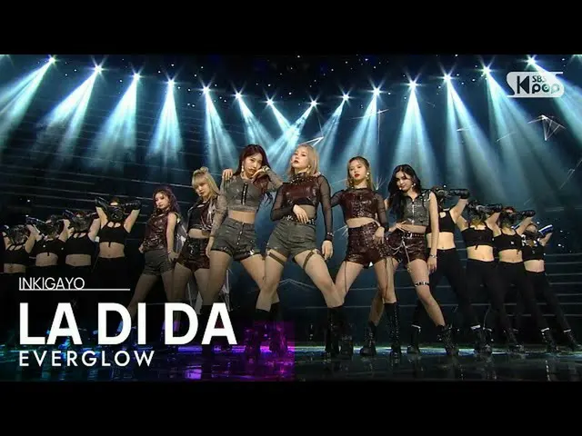 【公式sb1】EVERGLOW_ _ (EVERGLOW_ ) -  LA DI DA人気歌謡_ inkigayo 20201025  