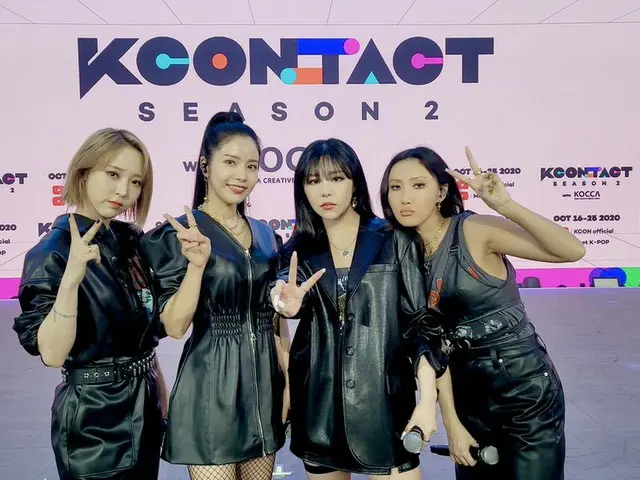 【t公式】MAMAMOO、[ #MAMAMOO] MAMAMOOの素敵な舞台が用意されてあるKCON：TACT season2🙌🏻私たちムームー皆さんしばら