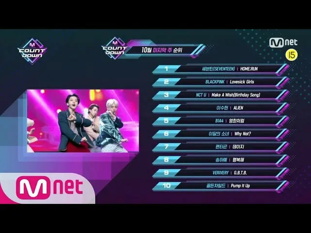 【公式mnk】10月の最終週TOP10は誰？#MCOUNTDOWN_ | MCOUNTDOWN_ _ EP.688  