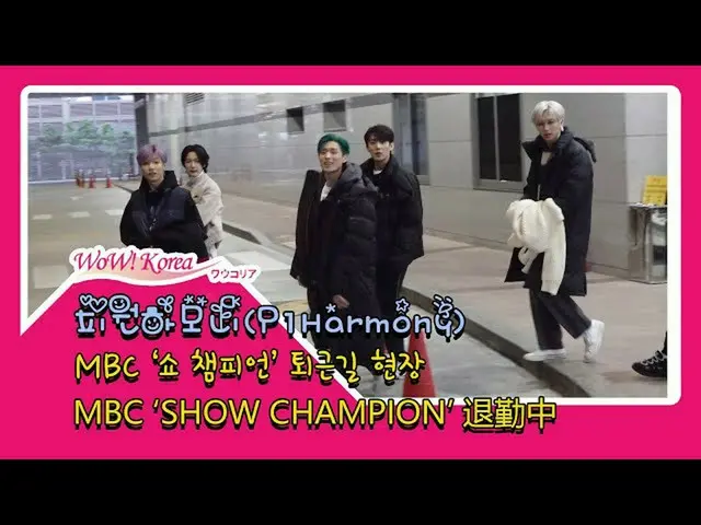 #P1Harmony、本日の様子