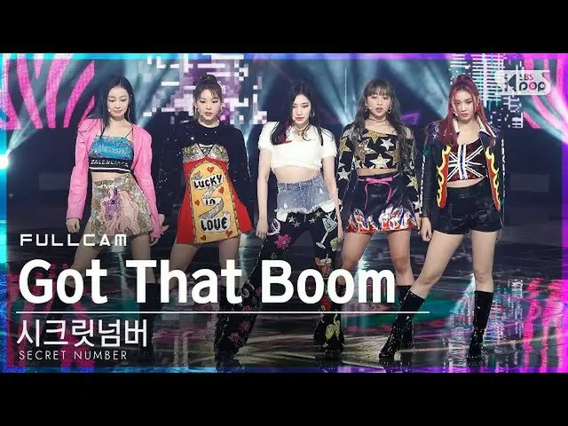 【公式sb1】【テレビ1列_] SECRETNUMBER_ 「Got That Boom」フルカム(SECRETNUMBER_ _ Full Cam)│@ SB