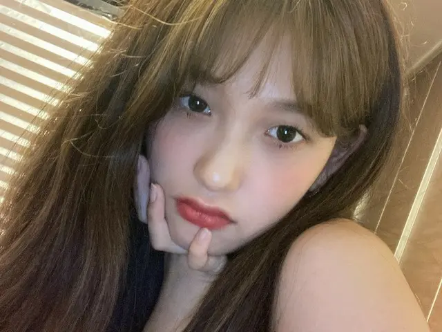 【t公式】fromis_9、[ #ソヨン]フローバー今雨の大要風邪に気を！今日一日も苦労しました☘️