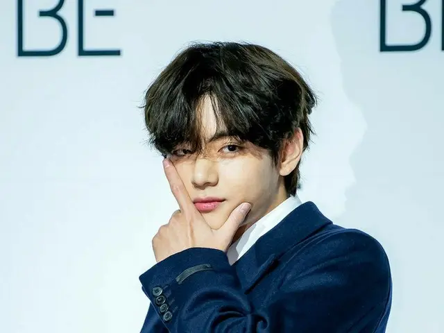V(BTS)、グローバル記者会見に出席