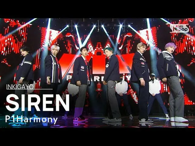 【公式sb1】P1Harmony_ _ (P1Harmony_ ) -  SIREN人気歌謡_ inkigayo 20201122  