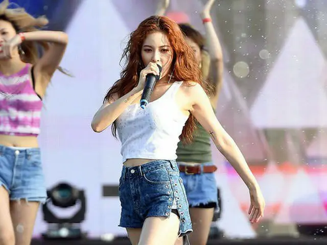 4MINUTE 出身ヒョナ、 「ウォーター・ボム2017」参加。