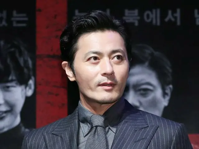 俳優チャン・ドンゴン、映画「V.I.P」制作報告会に出席。