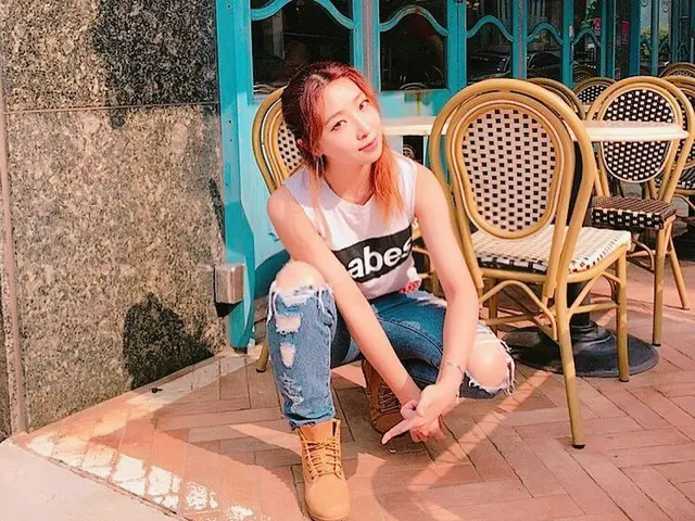 2NE1 出身MINZY、SNS更新。