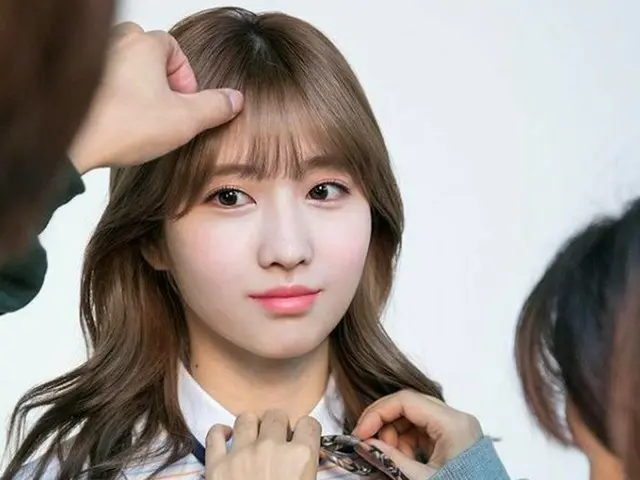 TWICE モモ、CMメイキングを公開。