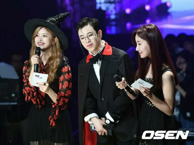 EXID ジョンファ、Block B ピオ、MOMOLAND ヨヌ、SBSMTBV「THE SHOW」を進行。