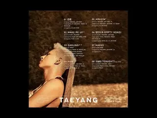 【公式】BIGBANG、TAEYANG  - 「WHITE NIGHT」TRACKLIST   