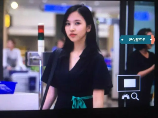 TWICE ミナ、入国。