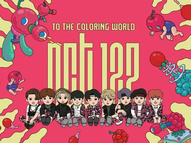 NCT 127、カラーリングブック「TO THE COLORING WORLD! NCT 127」を8月30日に出版！