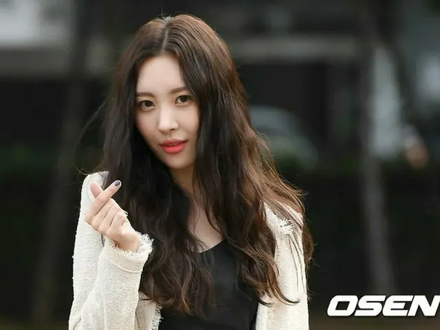 Wonder Girls 出身ソンミ、出勤中。