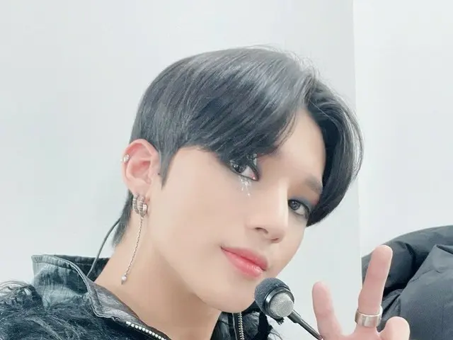【T公式】ATEEZ、[ #ウヨン] ATINYママで撮った写真です！天気寒い服暖かく着まぶしい #ATEEZ #ATEEZ